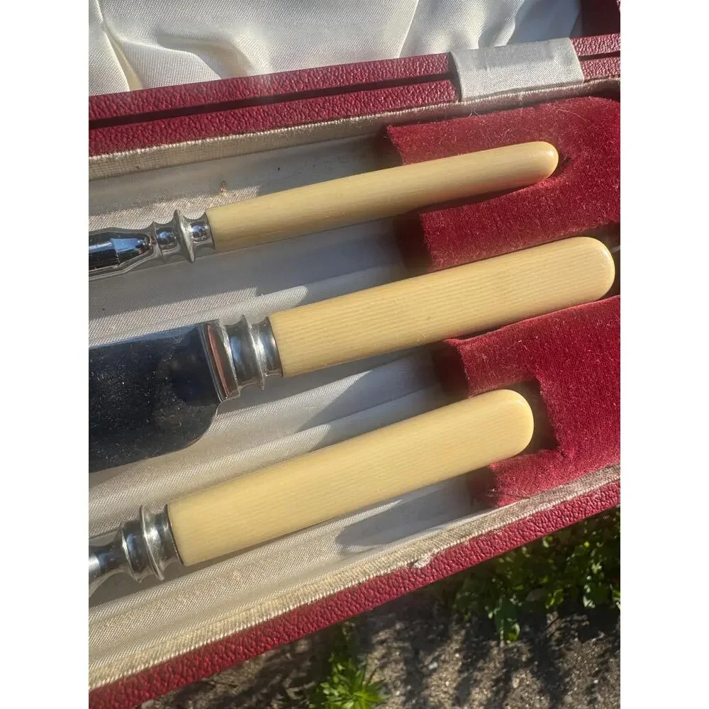 Vintage Sheffield Carving Set